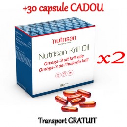 Krill Oil 360 + 30 Capsule, Omega 3, Pentru colesterol rau LDL si trigliceride Nutrisan Krill Oil - Ulei de Krill Omega 3. Ameli