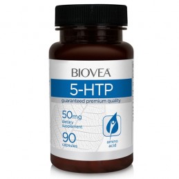 5-HTP 50 mg 90 capsule (Serotonina, tratament insomnie) Beneficii 5-HTP: ajuta la atenuarea anxietatii si stresului, creste natu
