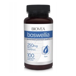 Biovea Extract de tamaie, Boswellia 250mg 100 Capsule Boswellia: Un antiinflamator puternic și natural, fără efecte secundare ne