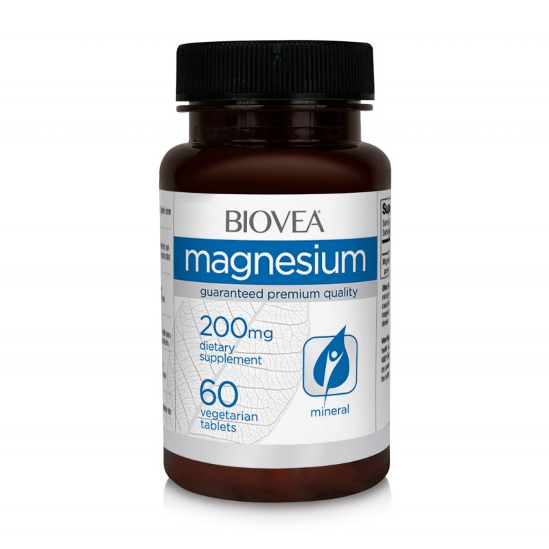 Biovea Magneziu 200mg 60 Pastile Cercetările arată că magneziul este de ajutor cu următoarele: ajută la transformarea carbohidra