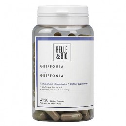 Belle&Bio 5-HTP, Griffonia Simplicifolia, 120 Capsule, Insomnie, depresie, serotonina Beneficii Griffonia Simplicifolia, 5-HTP: 