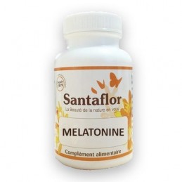 Santaflor Melatonină 60 capsule Beneficii Melatonina: eficient impotriva tulburarilor de somn, imbunatateste calitatea somnului,