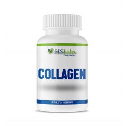 HS Labs Colagen Hidrolizat 1000 mg 90 Tablete Beneficii Colagen Hidrolizat: reduce liniile fine si ridurile, imbunătățește hidra
