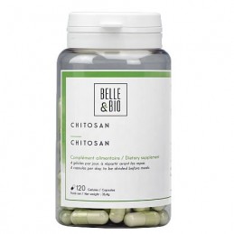 Belle&Bio Chitosan 120 capsule Beneficii Chotsan: va ajuta sa slabiti, reduce absorbtia alimentelor in intestin, ajuta tranzitul