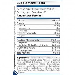 Pure Nutrition USA Beef Protein 1814 grame (Proteina din carne de vita) Beneficii Proteina din carne de vita: contine Creatina, 
