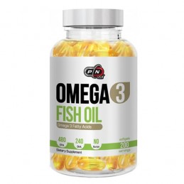 Pure Nutrition USA Omega 3, 1200mg, 200 capsule, Ulei de peste 480 EPA / 240 DHA Beneficii Omega 3 ulei de peste: protejeaza ini