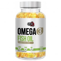 Pure Nutrition USA Omega 3, 1200mg, 300 capsule, Ulei de peste 480 EPA / 240 DHA Beneficii Omega 3 ulei de peste: protejeaza ini