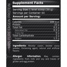 Pure Nutrition USA Proteina Cazeina - 1814 grame (Proteina Casein) Studiile realizate pe cazeina au aratat ca in urma consumului