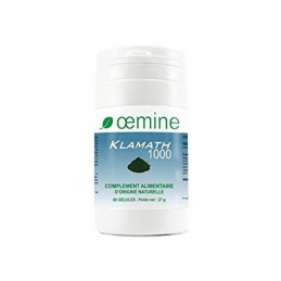 Oemine Klamath - 60 capsule Aceasta este una dintre cele mai bogate alge in clorofila, antioxidanti, vitamine si minerale - 1