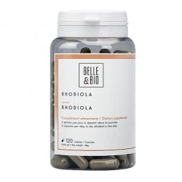 Belle&Bio Rhodiola Rosea 120 Capsule Beneficii Rhodiola rosea: are puternice proprietati tonifiante, creste performanta organism