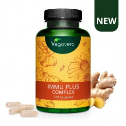 Immu Plus Complex 120 capsule (sustine imunitatea organismului, antioxidant natural, protectie naturala pentru organism) Benefic