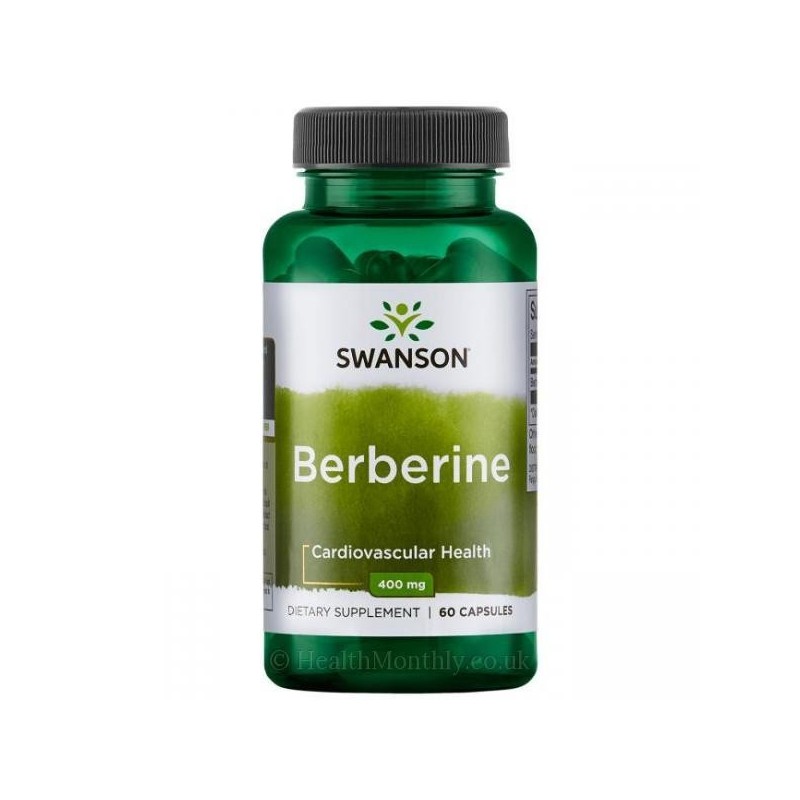 Swanson Berberine hcl 400 Mg 60 capsule, Diabet, Colesterol, Imunitate Benefecii Berberina: creste imunitatea si ajuta in caz de