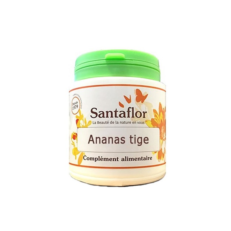 Santaflor Ananas 120 capsule Beneficii Ananas: arzator de grasimi, ajuta la inlaturarea celulitei, reduce inflamatia stomacului,