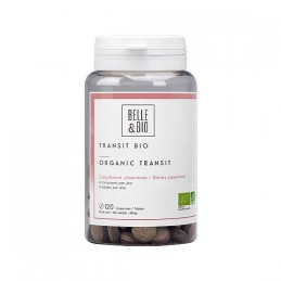 Belle&Bio Transit Bio 120 Capsule Beneficii Transit+: benefic in caz de tulburari intestinale, promoveaza confortul digestiv, re