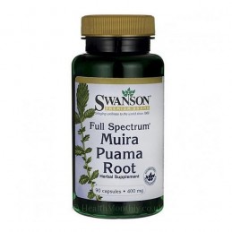 Supliment alimentar Muira Puama Radacina 400 mg 90 Capsule (Libidou, afrodisiac, potenta), Swanson Beneficii Radacina Muira Puam