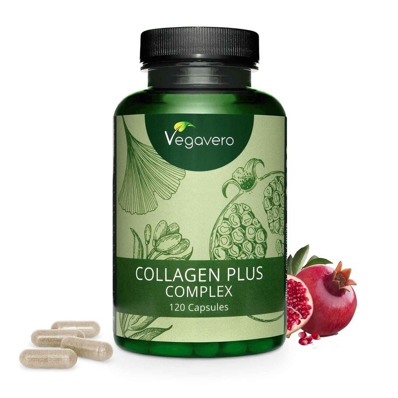 Colagen Vegan Complex 120 Capsule, Vegavero Colagen Vegan reprezinta un supliment alimentar care ajuta la intarirea sintezei fib