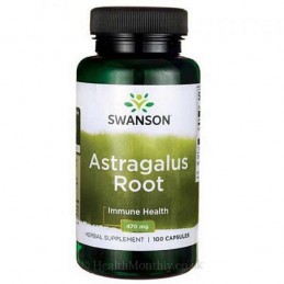 Swanson Astragalus radacina 470 mg 100 capsule Beneficii Astragalus: intareste sistemul imunitar, reduce inflamatia, incetineste