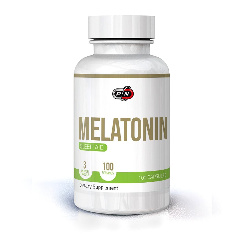 Pure Nutrition USA Melatonină 3 mg - 100 capsule, somn odihnitor, relaxare Beneficii Melatonina: sustine somnul odihnitor, regla