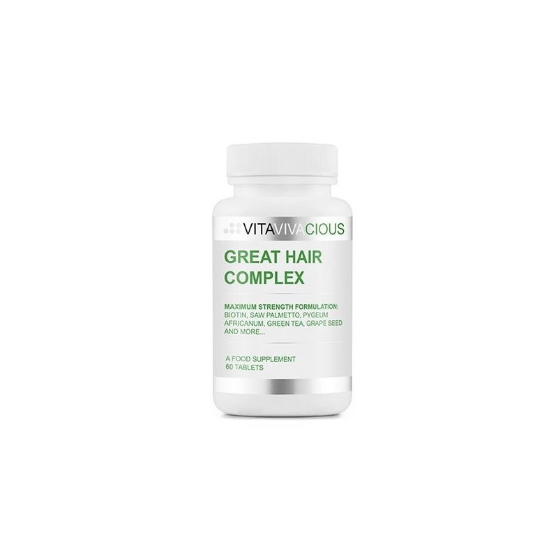 Supliment alimentar Great Hair Complex (Par frumos) 60 Tablete, Vitaviva Beneficii Great Hair Complex: complex de vitamine si mi