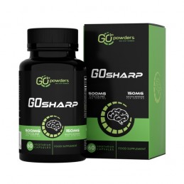 GO SHARP 60 Capsule (Imbunatateste memoria) GO SHARP Beneficii: 500 mg Citicolină pe porție, imbunatateste memoria si starea de 