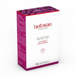 Nutrisan ActiCran 60 Capsule Beneficii ActiCran: Pentru sanatatea tractului urinar, contine merisor, afine si Vitamina C, pentru