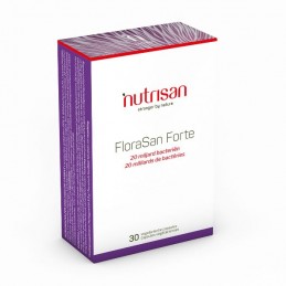 Nutrisan FloraSan Forte, 20 de miliarde de bacterii, 30 Capsule Beneficii FloraSan Forte: combina 7 tipuri diferite de bacterii 
