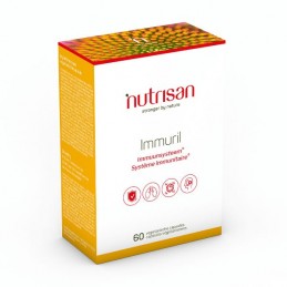 Nutrisan Immuril 60 Capsule Immuril conține: Astragalus, echinacea, vitamina C (din acerola) și zinc care contribuie la funcțion