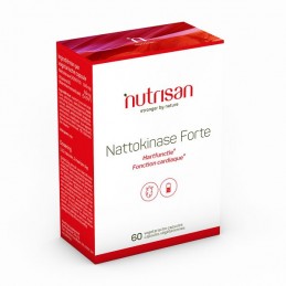 Nutrisan Nattokinase Forte (Nattokinaza) 60 Capsule Beneficii nattokinase: subtiaza sangele si minimizeaza coagularea, ajta in c