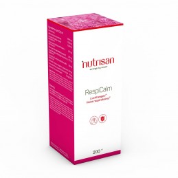 Nutrisan RespirCalm sirop 200 ml RespirCalm contine: Cimbru și roua cerului, bune pentru tractul respirator, Eucalipt pentru a-ț