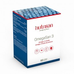 Nutrisan OmegaSan 3 (Ulei peste 1000mg) 60 gelule Beneficii Omega 3 ulei de peste: protejeaza inima, scade nivelul de colesterol