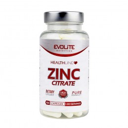 Supliment alimentar Zinc Citrate 50 mg 100 Capsule, Evolite Beneficii Zinc Citrate: se absoarbe usor in organism, imbunatateste 