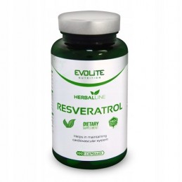 Evolite Resveratrol Extract  - 100 Capsule Beneficii Resveratrol: mentine sanatatea colonului, antioxidant natural puternic care