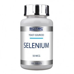 Seleniu 50 mcg - 100 Tablete (antioxidant ce inhiba radicalii liberi, repara celulele deteriorate si ADN) Beneficii Seleniu: ant