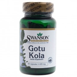 Supliment alimentar Gotu Kola, 435 mg, 60 Capsule, Swanson Beneficii Gotu Kola: o veche planta energizantă ayurvedică, fiecare c
