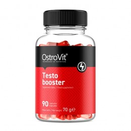 Testo Booster 90 Capsule (Performante sexuale, libidou, impotenta, afrodisiac) Beneficii OstroVit Testo Booster: supliment alime