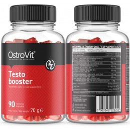 OstroVit Testo Booster 90 Capsule (Performante sexuale, libidou, impotenta, afrodisiac) Beneficii OstroVit Testo Booster: suplim