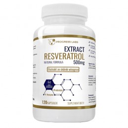 Progress Labs Extract Resveratrol 120 Capsule Beneficii Resveratrol: mentine sanatatea colonului, antioxidant natural puternic c