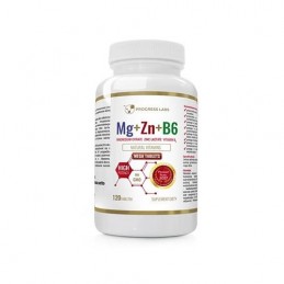 Progress Labs Mg+Zn+Vit B6 120 Tablete (Magneziu + Zinc + Vitamina B6) Beneficii Magneziu, Zinc, Vitamina B6: crește testosteron