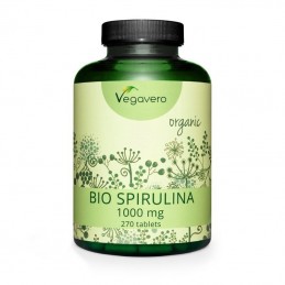 Vegavero Spirulina Organic 1000 mg 270 Capsule Beneficii Spirulina: protejeaza si imbunatateste sanatatea ochilor, reduce inflam