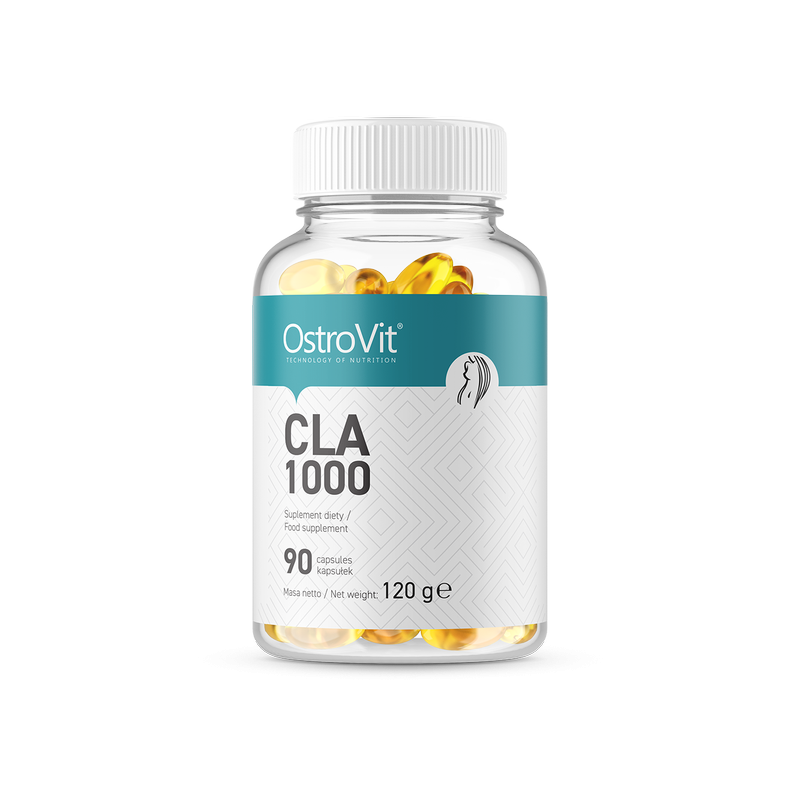 OstroVit CLA Slim Line 1000 mg 90 Capsule Proprietățile si beneficiile OstroVit CLA Slim Line: accelerează arderea de grăsimi, a