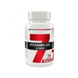 Supliment alimentat Vitamina D3 2000 - 120 Capsule, 7 Nutrition Beneficii Vitamina D3: ajuta la mentinerea sanatatii oaselor, su
