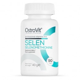 OstroVit Seleniu, Selenometionina 200mcg 220 Tablete Beneficii Seleniu: antioxidant ce inhiba radicalii liberi, repara celulele 