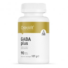 OstroVit GABA plus Melatonină 90 Tablete Beneficii GABA: pentru somn linistit, reduce stresul și anxietatea, creste hormonul de 