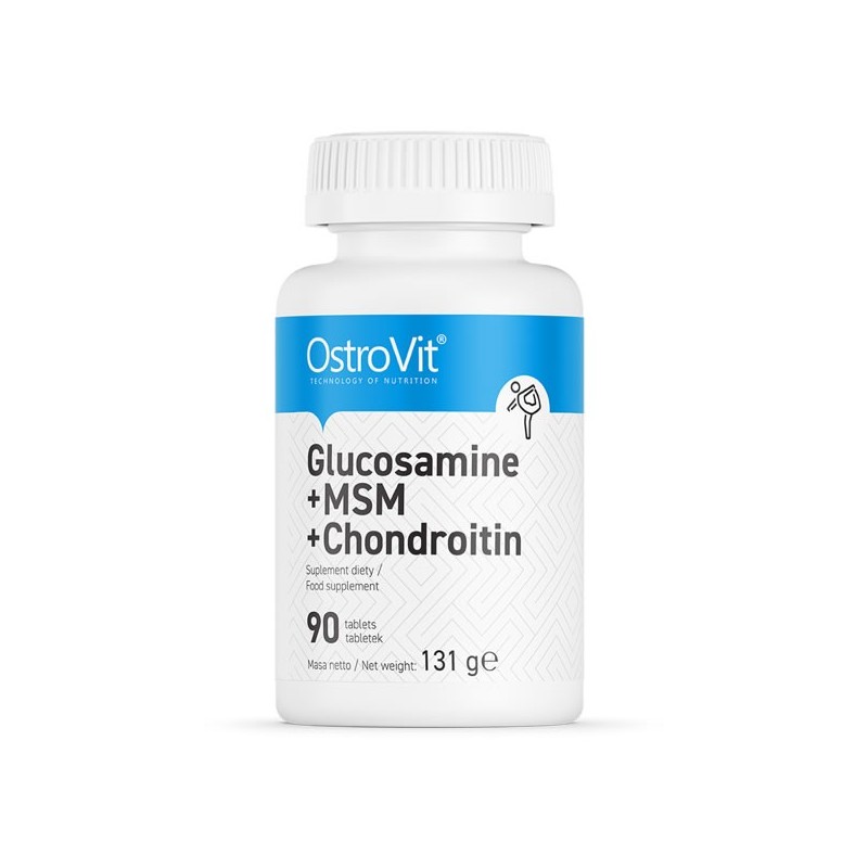 Glucosamine + MSM + Chondroitin 90 Tablete (Glucozamina, Articulatii, incheieturi, ligamente sanatoase) Beneficii Glucosamine + 