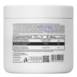 OstroVit Supreme Pure Magnesium Citrate 200 grame Beneficii magneziu citrat: regleaza tensiunea arteriala, amelioreaza migrenele