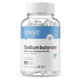OstroVit Sodium Butyrate - Butirat de Sodiu, 90 Capsule Beneficii Butirat de sodiu: principala sursa de energie pentru colonocit