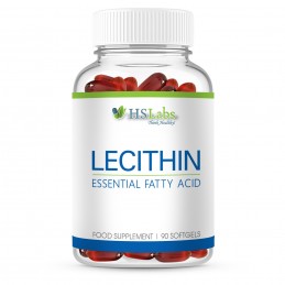 Lecitina 1200 mg, 90 Capsule, contribuie la scăderea colesterolului LDL, poate întârzia procesul de îmbătrânire Beneficii Leciti