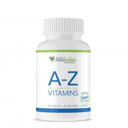 HS Labs A-Z Vitamine 90 Tablete A-Z Vitamins este un complex de vitamine si minerale care asigura buna functionare a organismulu