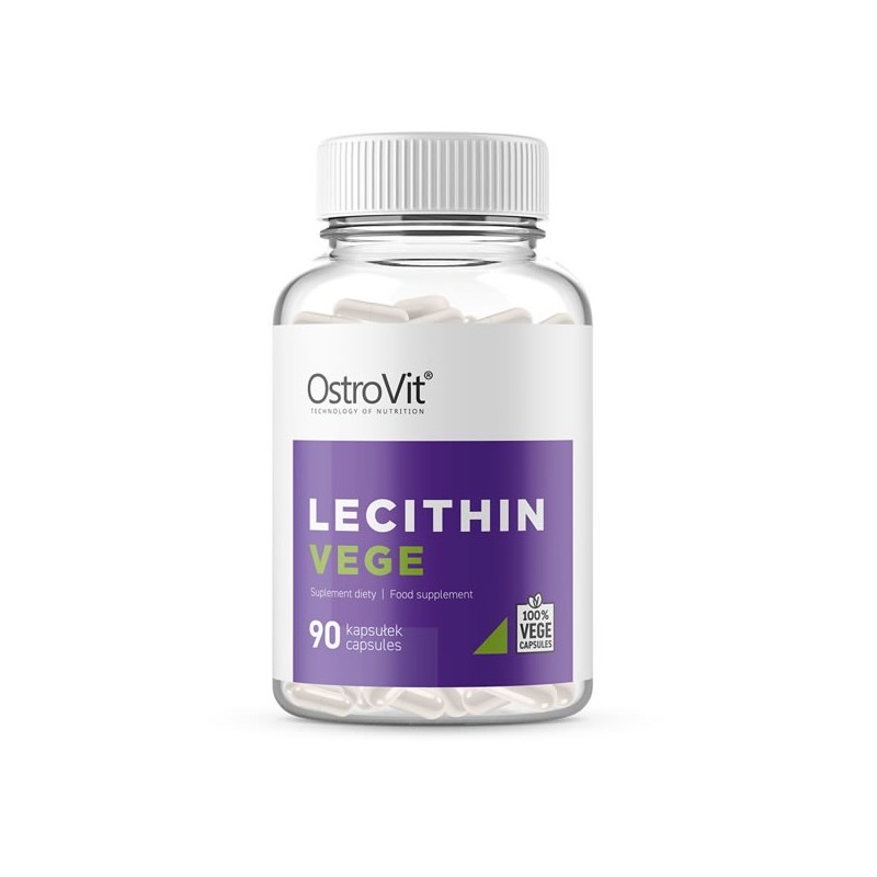 OstroVit Lecithin VEGE 90 Capsule Beneficii Lecitina: Lecitina construiește fiecare celulă a corpului nostru, contribuie la scăd