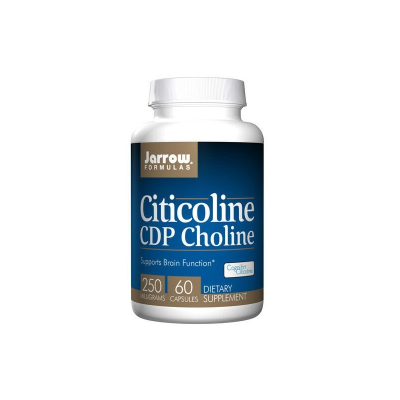 Jarrow Citicoline CDP Choline, 250mg - 60 Capsule Beneficii Citicolina CDP-Colina: 250 mg Citicolină pe porție, Supliment de îna